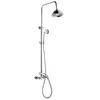 Image de ROUSSEAU Colonne de douche avec robinet mÃ©langeur Retro - Chrome