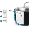 Image de Faitout Trichef en Acier Inoxydable Ø24cm - Lacor