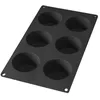 Image de Moule Gourmet Muffins 6 Cav. Noir