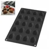 Image de LÃ©kuÃ© - Moule Mini Madeleines 20 CavitÃ©s - Noir - Gourmet
