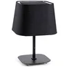 Image de Faro Sweet - Lampe De Table Ã 1 LumiÃ¨re Noire Avec Abat-Jour, E27