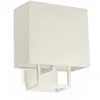 Image de Faro Vesper - Applique Murale D'intÃ©rieur Ã 1 Ampoule Blanche Avec Abat-Jour, E14