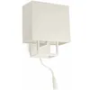 Image de Faro Vesper - Lampe De Lecture Murale IntÃ©rieure Ã 1 Ampoule Blanche Avec Abat-Jour, E14