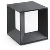 Image de Faro Mila - PiÃ©destal D'extÃ©rieur Ã Led Blanc, Gris FoncÃ© Ip65