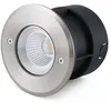 Image de Faro Suria-3 - Projecteur EncastrÃ© ExtÃ©rieur Ã Led Ã Angle De Faisceau Ãtroit, Nickel Mat Ip67