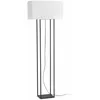 Image de Faro Vesper - Lampadaire Ã 2 Ampoules Marron Avec Abat-Jour Beige, E27