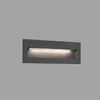 Image de Faro Nat - Applique Murale ExtÃ©rieure Ã Led Encastrable Gris FoncÃ© Ip65
