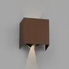 Image de Applique D'extÃ©rieur Led Olan, Brun Rouille