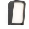 Image de Faro Mask - Applique Murale Encastrable Ã Led IntÃ©grÃ©e, Gris Clair, 3000k, Ip65