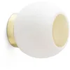 Image de Applique Led Moy En DorÃ© Avec Abat-Jour En Verre