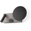 Image de Applique droite led avec liseuse Faro Klee Gris Acier 20065