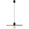 Image de Faro Costas Suspension En Rotin Noir Mat Ã600