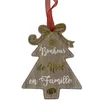 Image de DÃ©coration de sapin Ã  suspendre en bois
