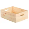 Image de Caisse pin brut, l.30 x P.14 x H.40 cm