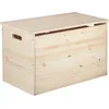 Image de Coffre de rangement en pin brut 135 litres