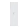 Image de Armoire meuble 2 portes 59 x 37 x h180 cm blanc 007146O