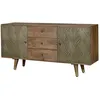 Image de Buffet en manguier et bronze