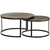 Image de Table basse plateau bronze et pieds mÃ©tal dorÃ©