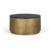 Image de Table basse avec plateau en granit diamÃ¨tre 80cm