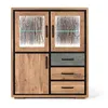 Image de Buffet fabriquÃ© Ã  la main en bois d'acacia 110cm