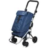 Image de Playmarket - Poussette De MarchÃ© 4 Roues 40l Bleu - 24910c217