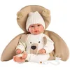 Image de Llorens - PoupÃ©e Rn Recien Nacido Lloron 36 Cm Ours Marron Toucher Doux 40 Cm, Multicolore (63645)