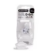 Image de 2 TÃ©tines Physio Debit Moyen Silicone 0-6m