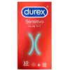 Image de Durex Sensitive Slim Fit 10 Unidades