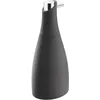 Image de COSMIC SAKU Distributeur de Savon de Comptoir Minimaliste en Acrylique et Verre. Accessoire Rechargeable de 300 ml pour Salle de Bain et Cuisine, Noir Mat