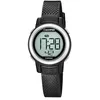 Image de Calypso Montre Femme Digital Crush Chrono RÃ©sine Noire K5736/3
