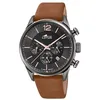 Image de Lotus Montre Homme Chrono Acier Cuir Marron 18687/2