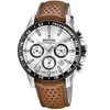 Image de Festina Chrono Timeless Montre Homme Acier Cuir Marron F20561/1