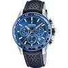 Image de Festina Timeless Montre Homme Chrono Acier Cuir Bleu F20561/3