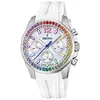 Image de Festina Boyfriend Montre Chronographe Femme Acier Silicone Blanc F20610/2