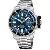 Image de Montre Homme Lotus Acier Inoxydable Silicone Argent Bleu Montre-Bracelet Lotus Classic Ul18938/3
