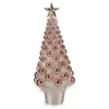 Image de sapin de noÃ«l iridescent 21,5 x 51 x 21,5 cm rose plastique polypropylÃ¨ne