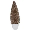 Image de sapin de noÃ«l moyen 10 x 33 x 10 cm menthe plastique champagne