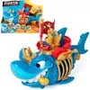 Image de Figurine Roi Requin - MAGICBOX - Piratix - Capitaine Hermitt Inclus - TrÃ©sor d'Or - Multicolore