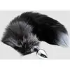 Image de Plug Anal Queue de Renard M Black & White Fox Tail