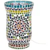 Image de Signes Grimalt By Sigris - Lampara MarroquÃ­ Sobremesa Multicolor De Cristal Vidrio  LÃ¡mpara De Sobremesa Lampara Mesa De Noche Lamparas Marroqui Cm