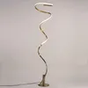 Image de Lampadaire Led Helix, Ancien SatinÃ©