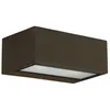 Image de Applique E27 Nemesis, Aluminium Et Verre, Marron