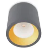 Image de Plafonnier Led 3000k Cosmos, Aluminium Et Verre, Gris