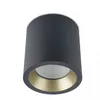 Image de Plafonnier Led 3000k Cosmos, Aluminium Et Verre, Gris Urbain