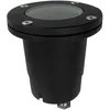 Image de Forlight Tidian - 1 LumiÃ¨re Ronde EncastrÃ©e ExtÃ©rieure Au Sol Noir Ip67, Gu10