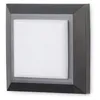 Image de Forlight Grove - Applique Murale ExtÃ©rieure CarrÃ©e Ã Led Noir, Gris Ip65