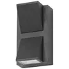Image de Forlight Loyd - Applique Murale ExtÃ©rieure Led Noire Ip54