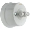 Image de Fontini - Interrupteur va-et-vient Garby manette blanc ÃÂ64,5 mm  - Blanc