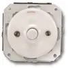 Image de Fontini - Interrupteur bouton poussoir Garby blanc 10A ÃÂ64,5 mm  - Blanc