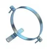 Image de Collier de serrage pour tuyau de poÃªle galvanisÃ© avec support 150 mm.